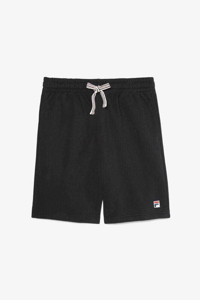 Fila Vico Black Shorts Mens - NZ 90821-HQDS